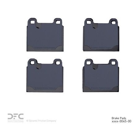 Dynamic Friction Co DFC 3000 Semi-Metallic Brake Pads - Dynamic Friction Company 1311-0045-00 1311-0045-00